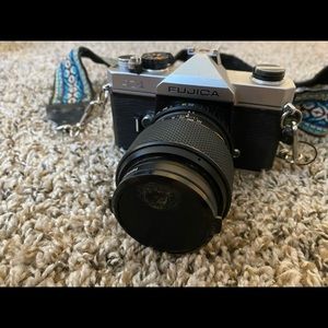 Retro fujica camera